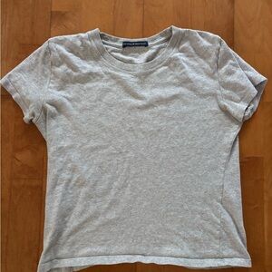 Brandy Melville Light Gray Tee